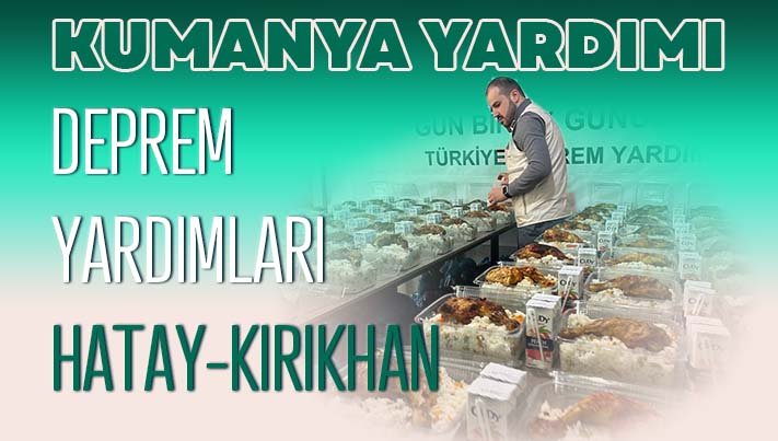 Kumanya Dağıtımı (Hatay-Kırıkhan)