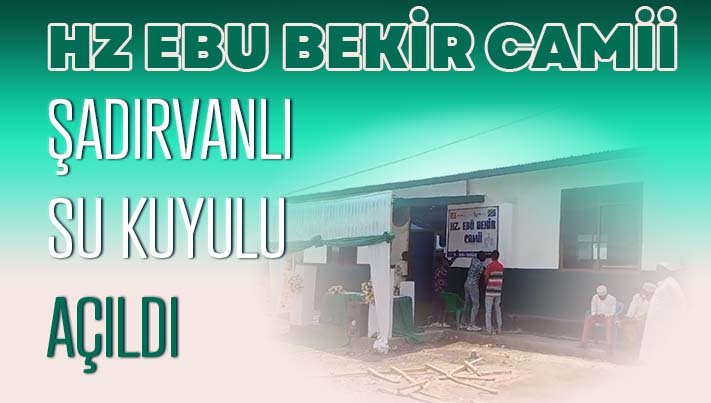 HZ EBU BEKİR CAMİİ AÇILDI