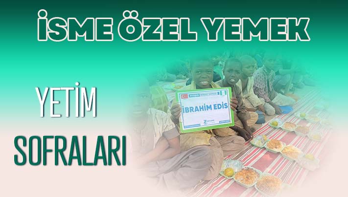 İSME ÖZEL YEMEK İKRAMI